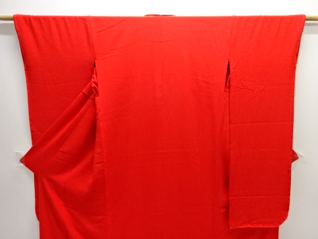  アンティーク　作家物　松竹梅に鶴模様刺繍掛下・中着セット